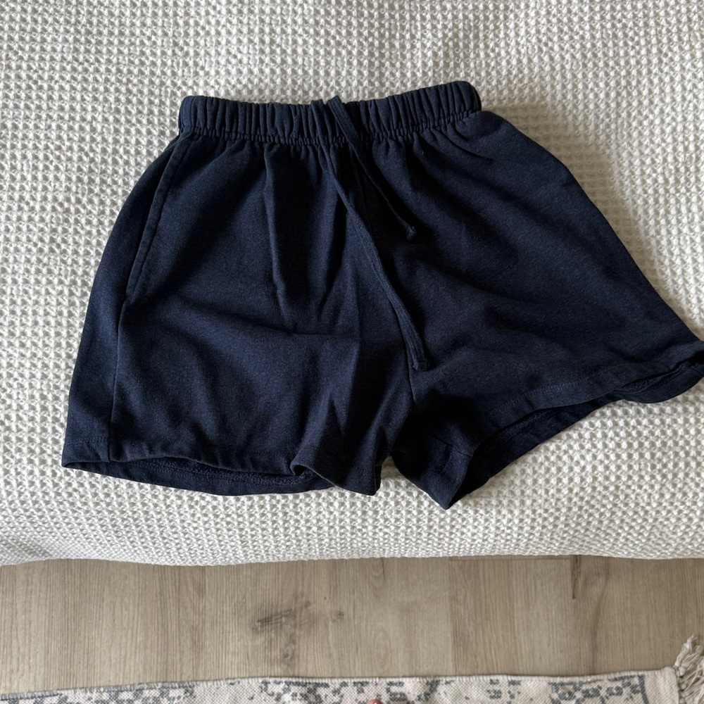 Daily Drills Fleece Sweat Shorts- Denim